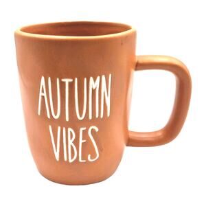 Blue Harbor Oversized Orange Autumn Vibes Mug 18oz 5" Tall